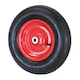 image 4 of 16 Inch Steel Rim Wheelbarrow Replacement Pneumatic Wheel Including Axle