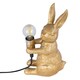 image 4 of Set of 2 Hop Hop - Gold Bunny Rabbit Lamps | Gold | Medium | 2