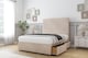 image 3 of Sloomy Manhattan Sand Naples Divan Bed With Mattress 4 Drawers With 26" Strutted Headboard 6' Super King | Cream | Sand | Super King | 1