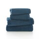 image 2 of Romeo 100% Cotton Absorbent Soft Bathroom Towels - Hand, Bath, Sheet Blue | Navy | Hand towel
