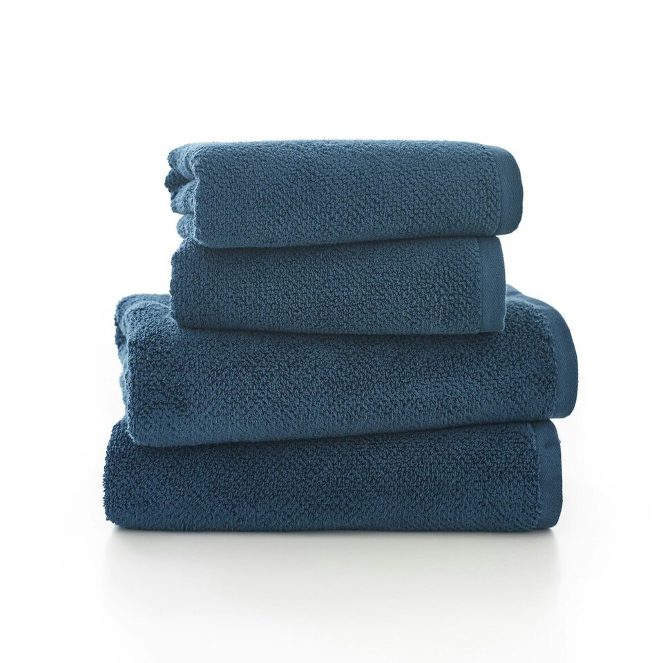 image 1 of Romeo 100% Cotton Absorbent Soft Bathroom Towels - Hand, Bath, Sheet Blue | Navy | Hand towel