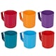 image 7 of 6 Set 260ml Plastic Mug Tumbler Cup & Handle Party BBQ Microwave Dishwasher Safe | Multi | 1 of Each Colour