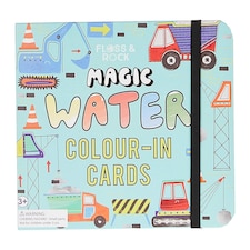 Floss & Rock Magic Water Colour In Activity Cards Set - Construction