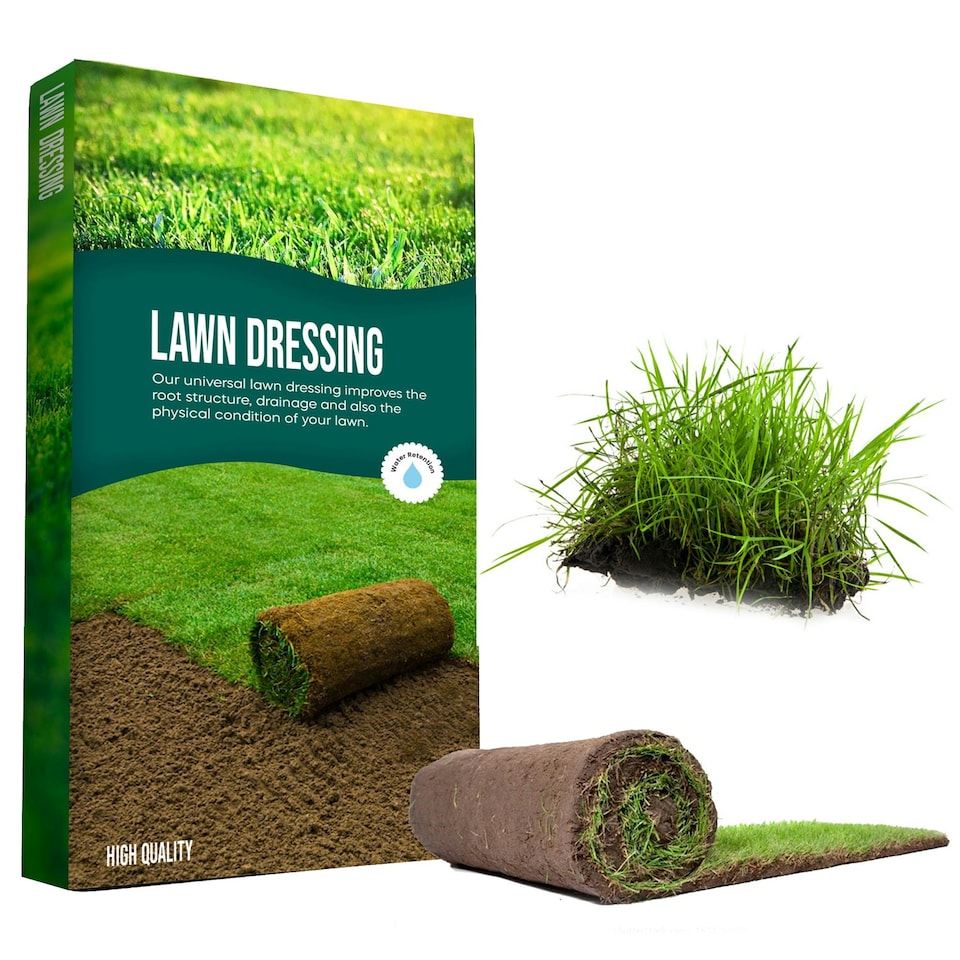 image 1 of 2 Bags (50 Litres) Lawn & Turf Dressing Soil Bags For Creating Lovely Lush & Thriving Garden Lawn