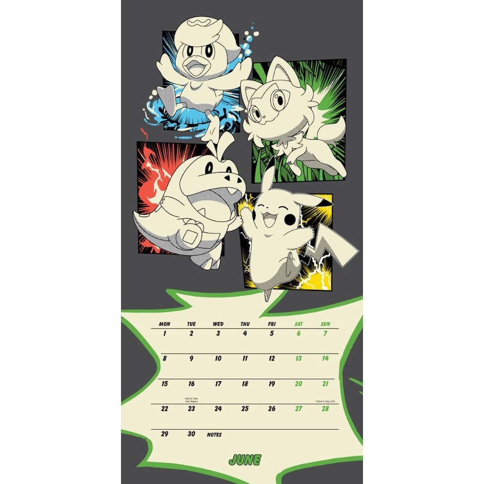 image 1 of POKEMON 2026 MINI CALENDAR