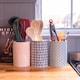 image 6 of Nicola Spring Hand-Printed Pasta Bowls - 22cm - 3 Colours - Pack of 6 | Multi | Multi