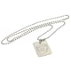 image 1 of Arsenal FC Silver Plated Dog Tag And Chain - Silver - One Size