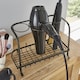 image 7 of House of Home Freestanding Hair Dryer & Straighteners Holder Storage Stand Cable Tidy in Black