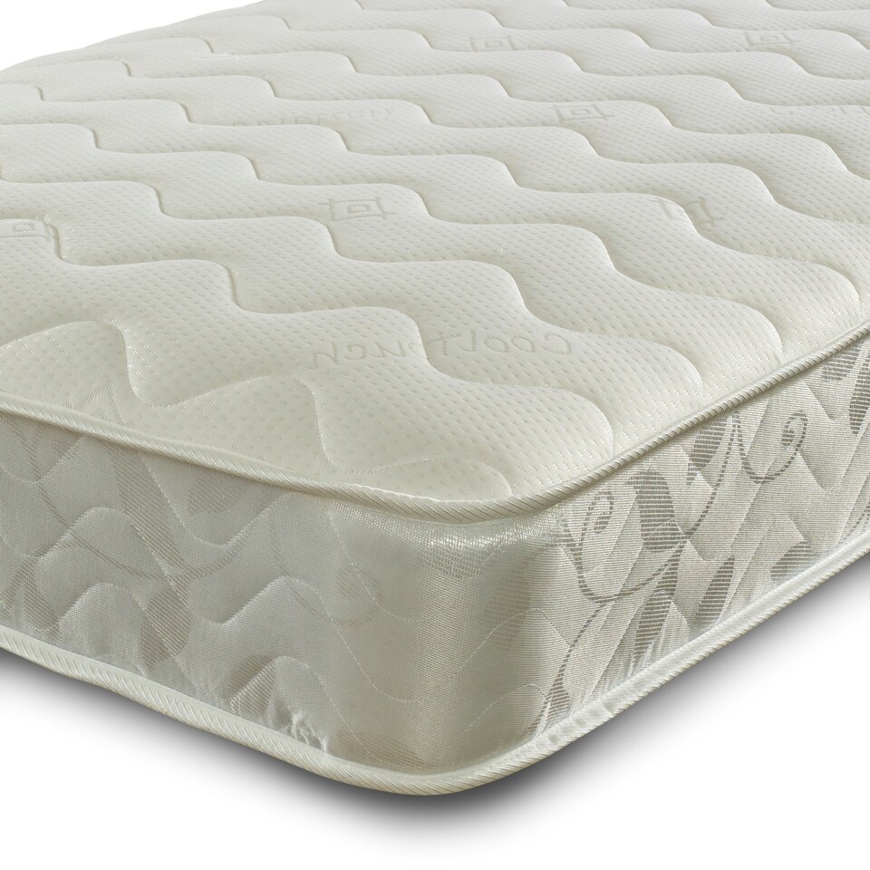 image 1 of Close Wave Hybrid Mattress - 20cm Deep, Deep Quilted Soft Sleep Surface | White | Single