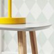 image 5 of Malme Side Table Occasional Large in Chalk Grey and Natural Pine Grey | Light Grey