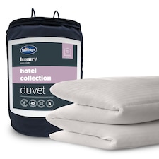 Silentnight Luxury Hotel Collection 13.5 Tog Duvet, Soft Cover, Hypoallergenic, Made in the UK, Super King White | White