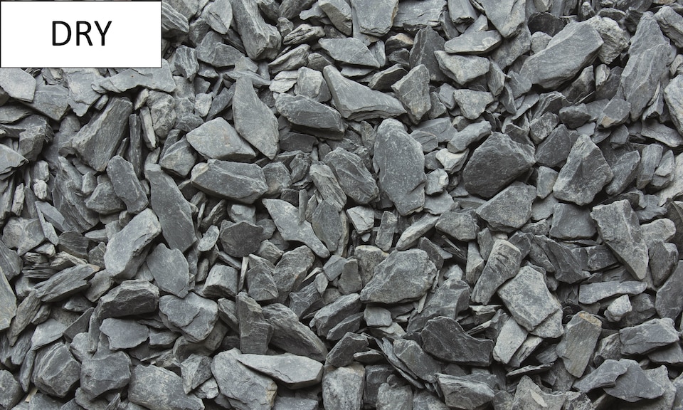 image 1 of Bulk Bag 40mm Blue Slate 850kg Decorative Slate Garden Chippings