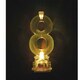 image 1 of Flashing Number 8 Birthday Candle