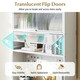 image 7 of COSTWAY 6-Tier Kitchen Pantry Cabinet Buffet Cabinet White White
