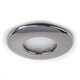 image 1 of ValueLights Downlight Fire Rated IP65 Black Chrome Ceiling Light Fitting Single Pack