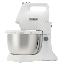Kenwood Hand Mixer 450W 3L Chefette with Rotating Bowl, Lite, White