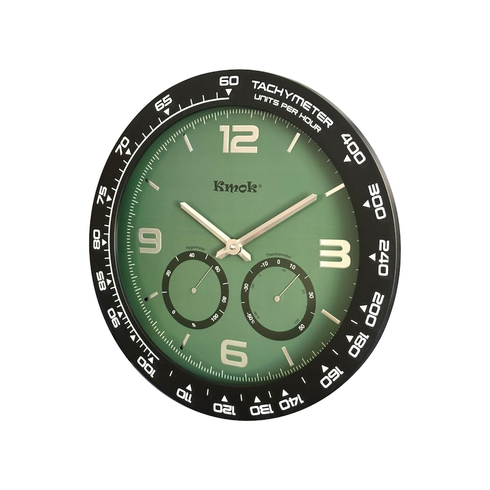 image 1 of Kmok 40 cm Indoor Silent Wall Clock