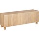 image 3 of Ajmer Solid Wood Large Low Board Tv Cabinet Brown