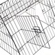 image 6 of Oypla 48" Metal Triangle Rabbit Guinea Pig Pet Hutch Run Cage Playpen