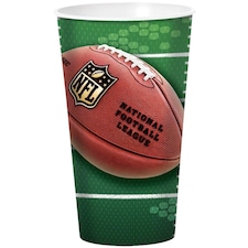 NFL American Football Party Cup - Green/Orange - One Size