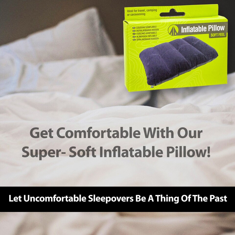 image 1 of VFM e-Store Summit Flocked Inflatable Pillow