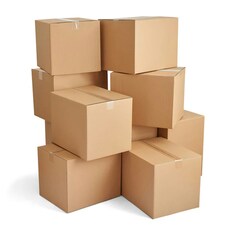 50 x 18x12x3" Strong Single Wall Cardboard Shipping Storage Packing Boxes | Brown