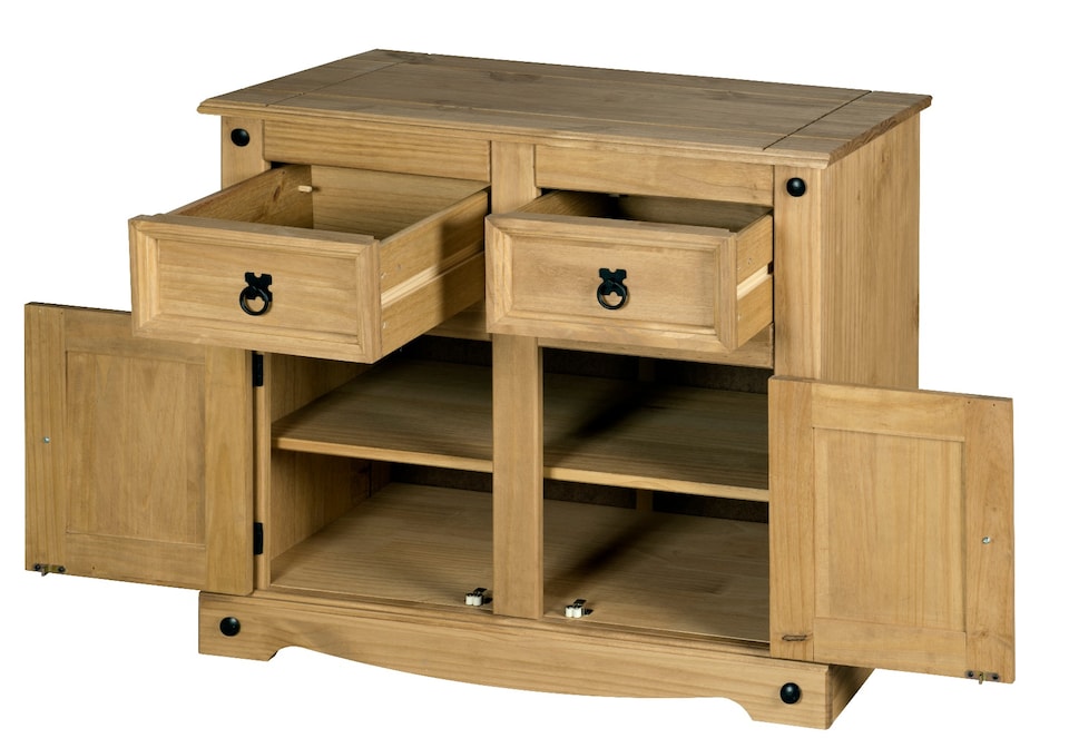 image 1 of Corona Sideboard 2 Door 2 Drawer Mexican Solid Pine Wood