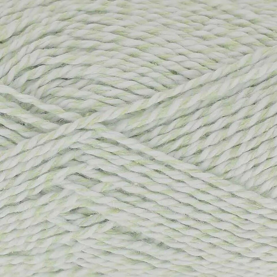 King Cole Green Finesse Cotton Silk DK Yarn (Value Pack 12 x 50g Balls) For Crochet, Knitting - 120m per ball