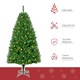 image 4 of HOMCOM 5FT Prelit Artificial Christmas Tree w/ Warm White Light Xmas Decoration