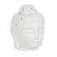 image 2 of Something Different White Buddha Head Oil Burner - White - One Size