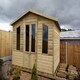 image 3 of 8 X 6 CHATSWORTH SUMMERHOUSE - L243.8 x W182.9 x H243.8 cm | Brown