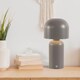 image 4 of RECHARGBLE USB MATT GREY LED LAMP
