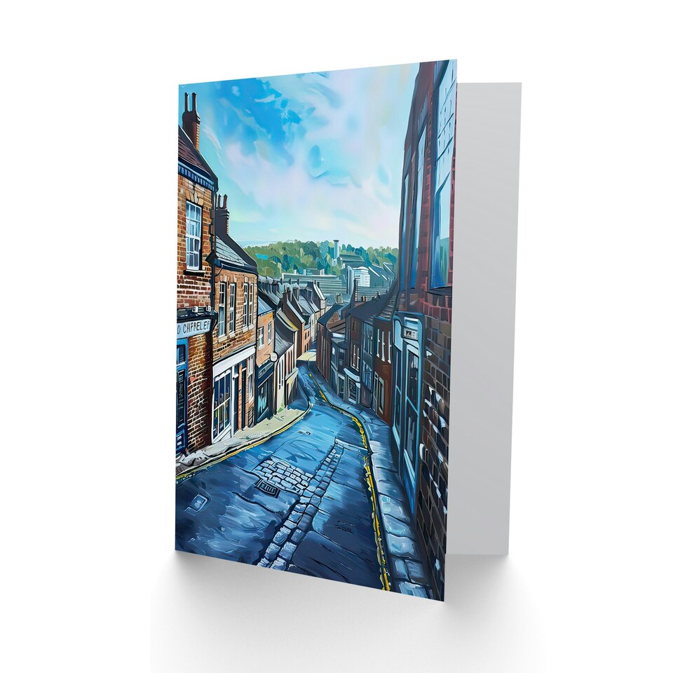 image 1 of Winding Road Barnsley South Yorkshire Him Her Birthday Card