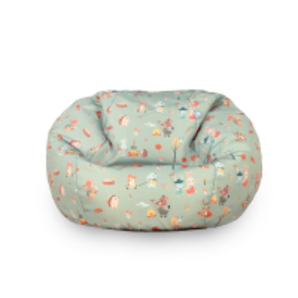image 1 of rucomfy Forest Friends Kids Water Resistant Slouchbag Bean Bag Chair