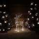 image 2 of 1.14m Outdoor Light Up Reindeer Christmas Decoration with Twinkling Warm White LEDs