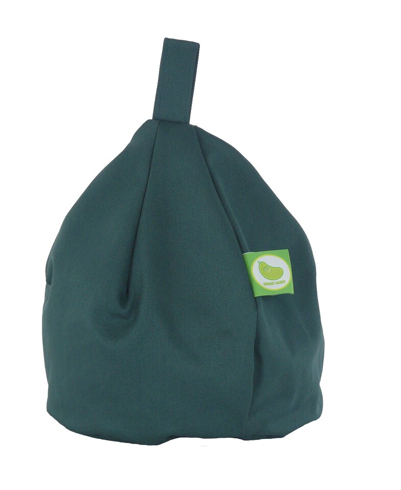 image 1 of Bean Lazy Waterproof Forest Green Tablet eReader and Book Mini Bean Bag