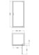 image 4 of Balterley Ruwa Toughened Safety Glass Reversible Pivot Shower Door - Balterley | Silver | Chrome | 1