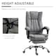 image 3 of Vinsetto Executive Office Chair Computer Desk Chair for Home w/ Footrest, Grey