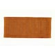 image 2 of Bliss Pima 100% Cotton Bath Mat 50x80cm – Ultra-Soft 1600GSM Luxury Bathroom Rug Orange | Spice | 50 x 80cm