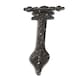 image 3 of Hammer & Tongs Ornate T-Hinge - W310mm - Black | Black | Black