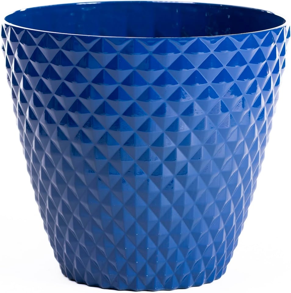 image 1 of Diamond Planter Aegean Blue (D39.5 x H35cm) | Blue | 1