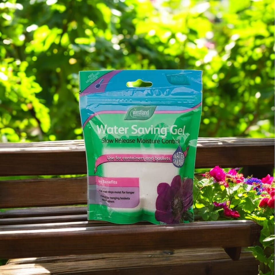 image 1 of Westland Water Saving Gel 3 x 250g Plant Soil Moisture Retention Gel for Pots Garden Patio Containers Hydration Booster
