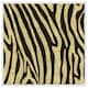 image 1 of Golden zebra (Picture Frame) White | XL
