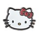 image 1 of Hello Kitty Character Badge - White/Red - One Size