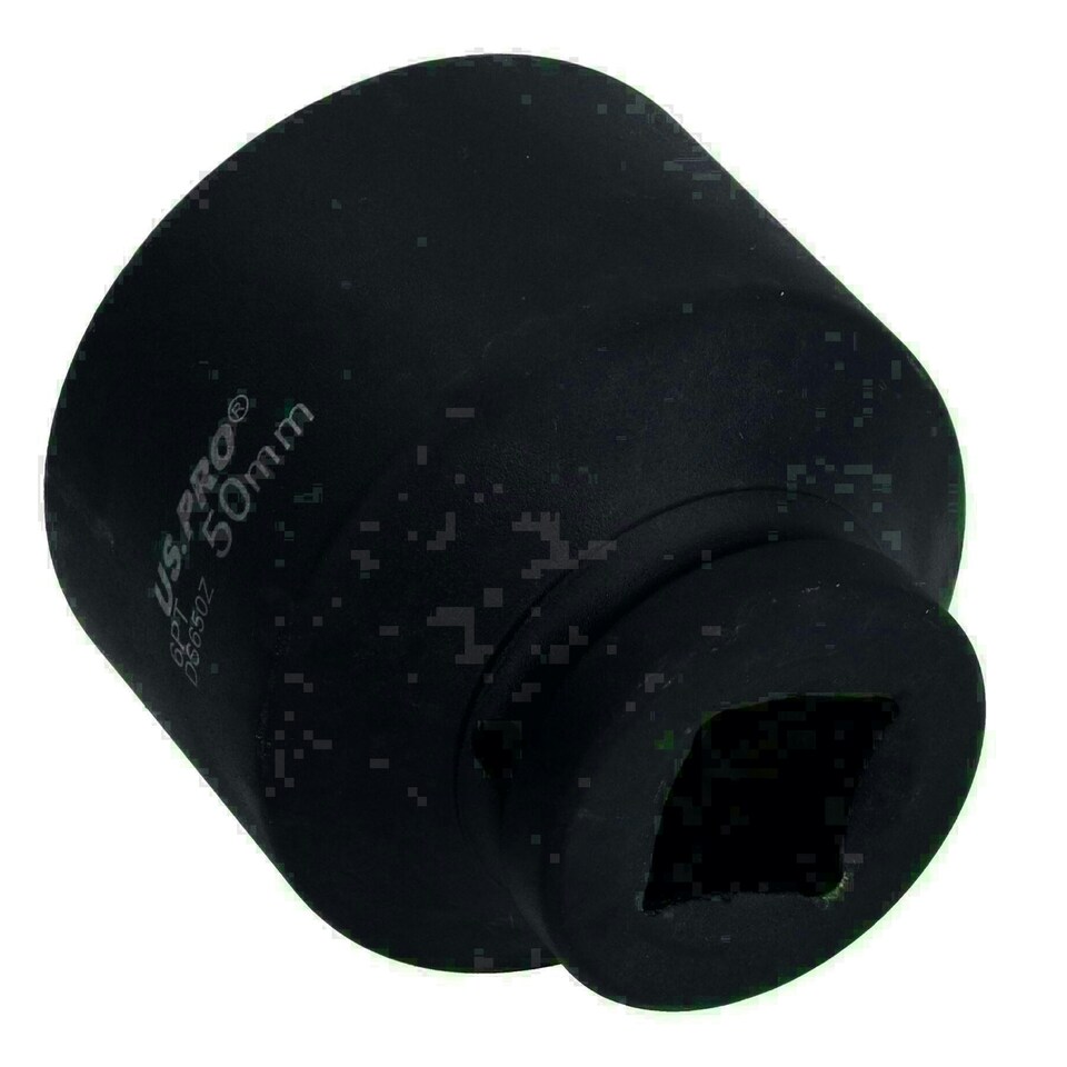 image 1 of 3/4" Drive 50mm Shallow Metric MM Impact Impacted Socket 6 Sided Single Hex