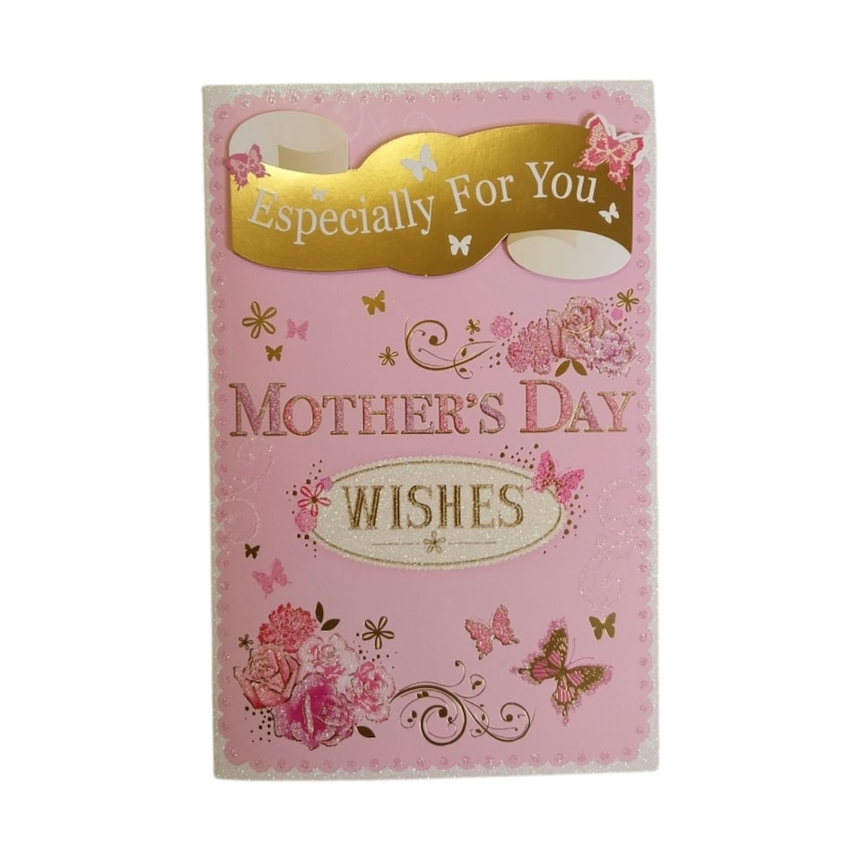 image 1 of Especially For You Butterflies and Flowers Design Mother's Day Boxed Card