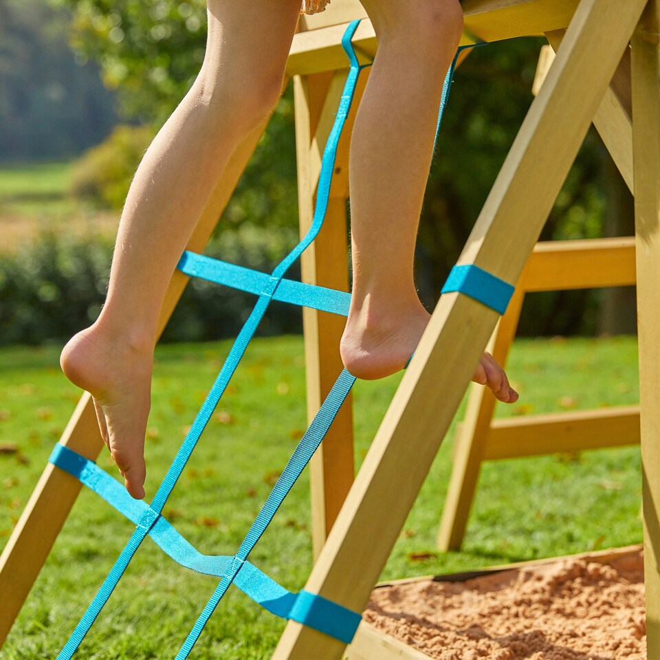 image 1 of TP Treehouse Wooden Play Tower Cargo Net - FSC® certified