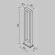 image 3 of Bonn 100cm Outdoor Bollard Graphite 3000K 550lm IP65