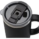 image 4 of Sydney Vacuum Insulated 1200ml Mug With Straw | Black | Solid Black | 1