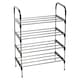 image 1 of Living and Home 4-Tier Stackable Shoe Rack Organizer